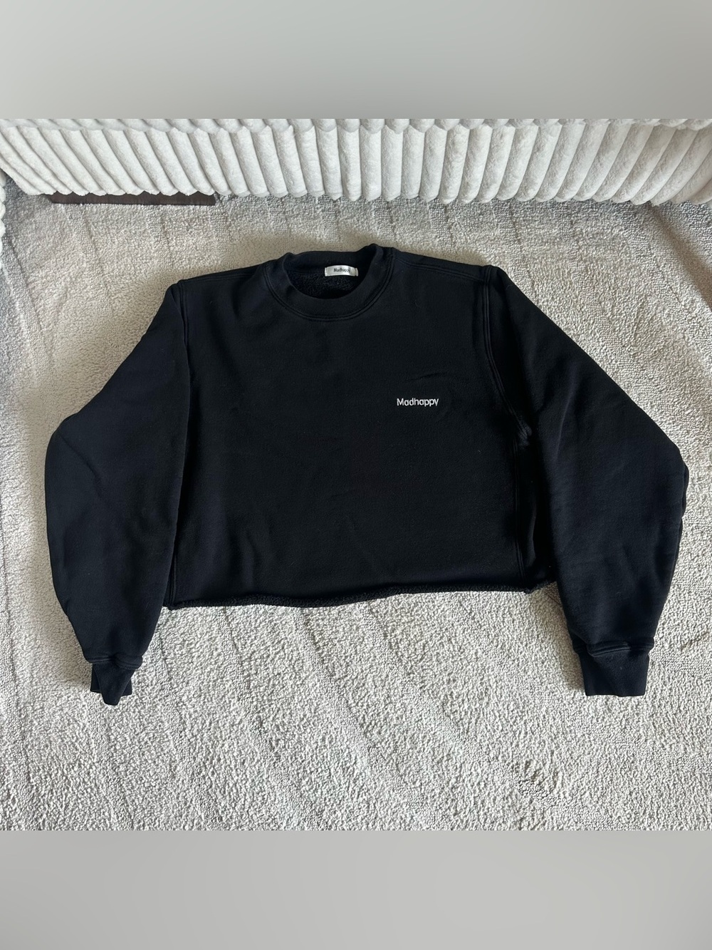 Madhappy Women’s Cropped Classic Fleece Crewneck